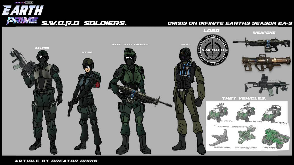 Crisis on infinite earths S.W.O.R.D Soldiers by Chris2156 on DeviantArt