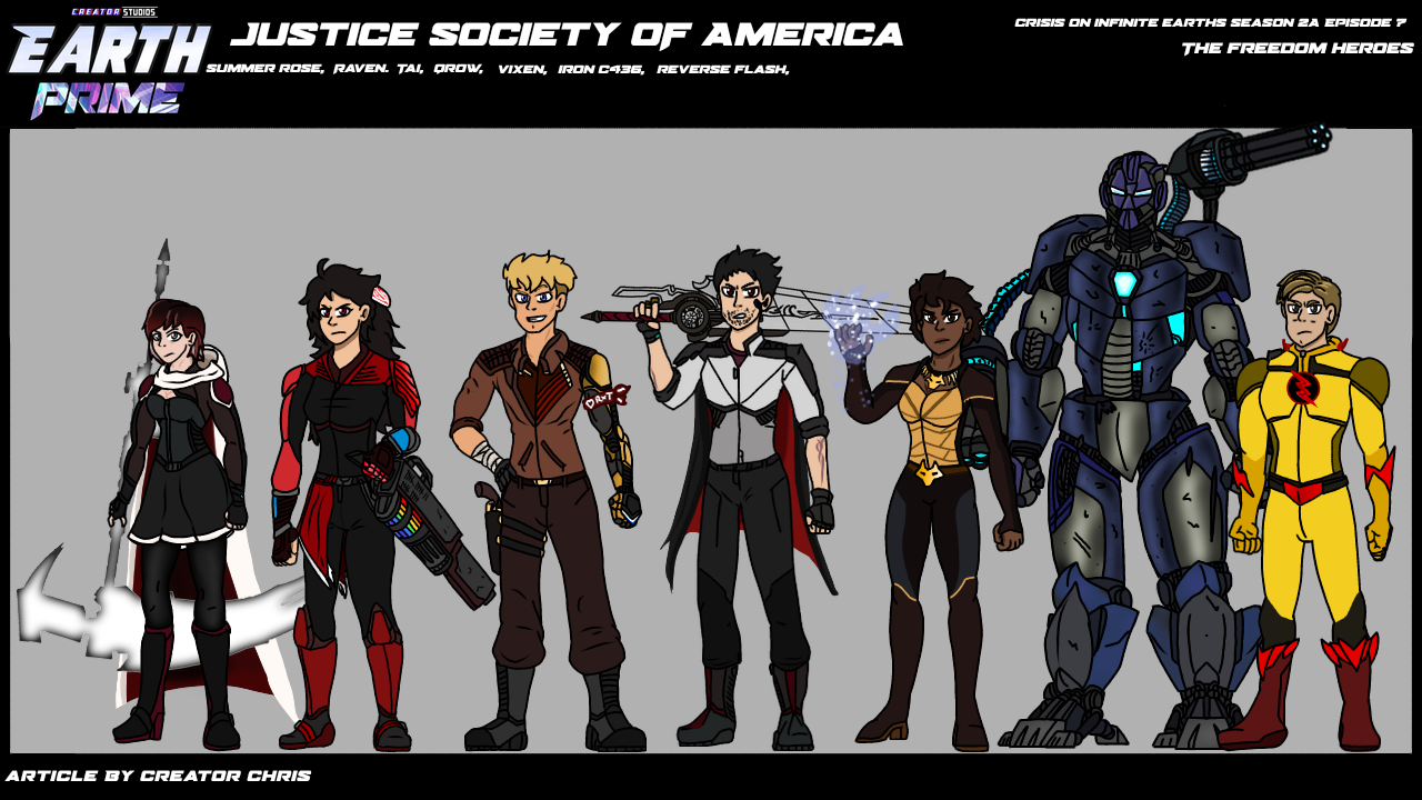Jsa Deviantart Crisis on infinite earths Team STRQ and JSA by Chris2156 on DeviantArt