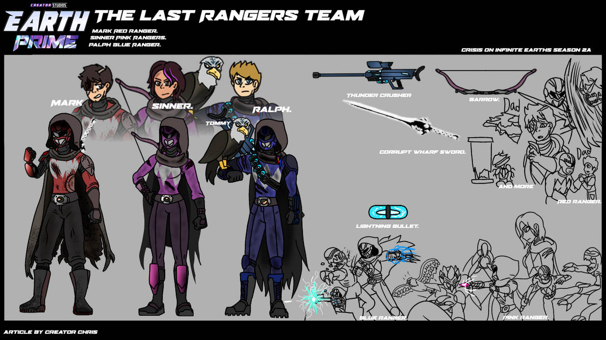 Crisis on infinite earths The last Rangers. by Chris2156 on DeviantArt