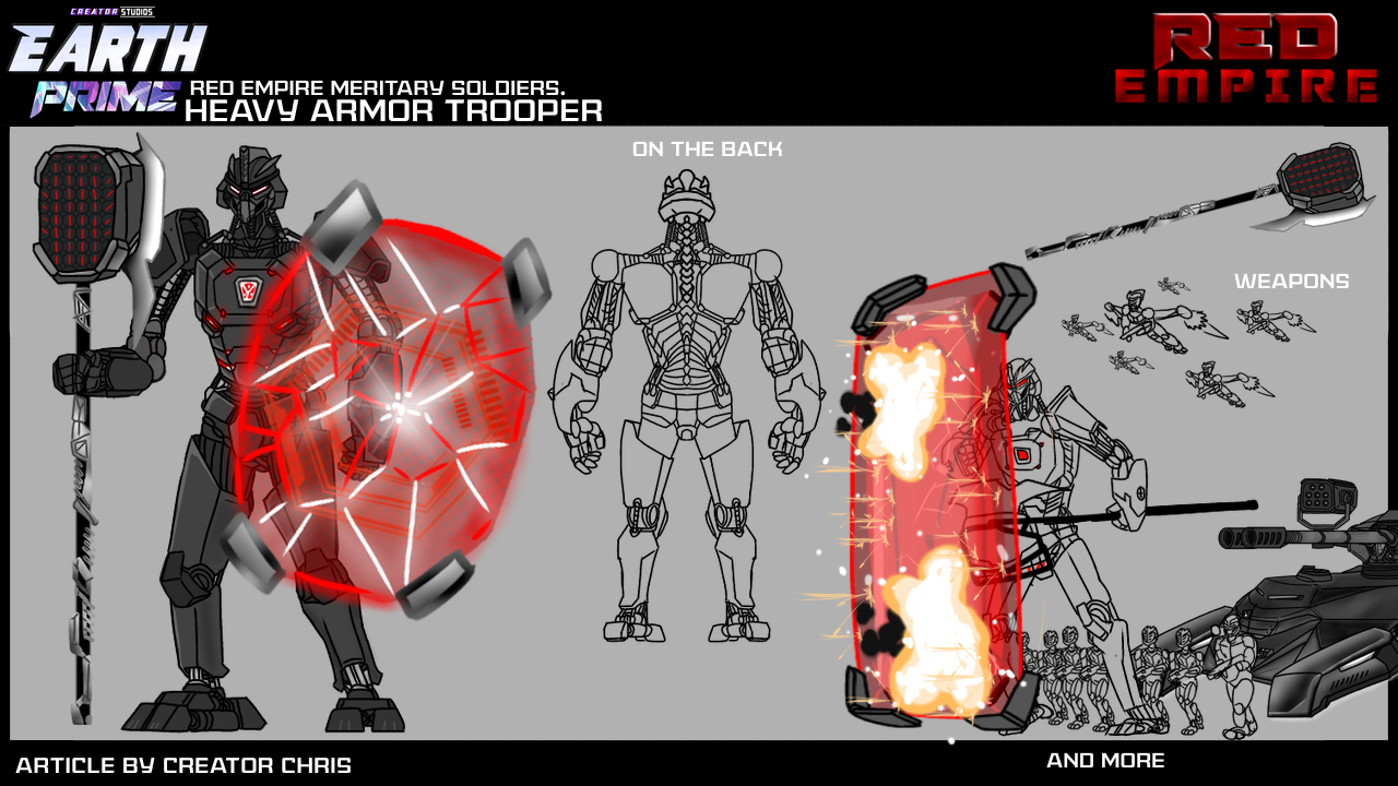 Crisis on infinite earths Heavy armor troopers