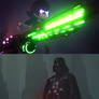Murder drones vs Villains:Uzi vs Darth Vader