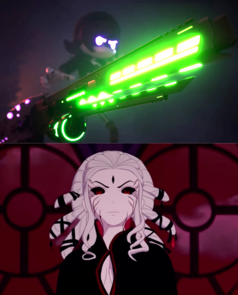 Murder drones vs Villains:Uzi vs Salem