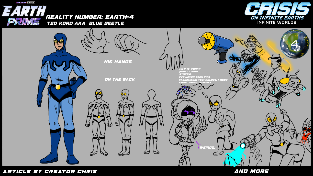 Crisis on infinite earths Earth-4 Blue beetle