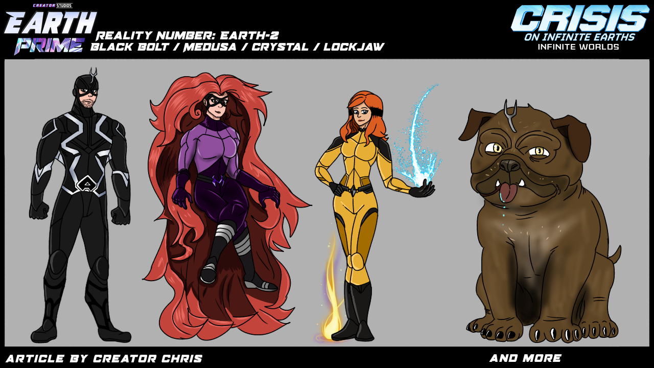 Crisis on infinite earths Earth-2 inhumans 1/2