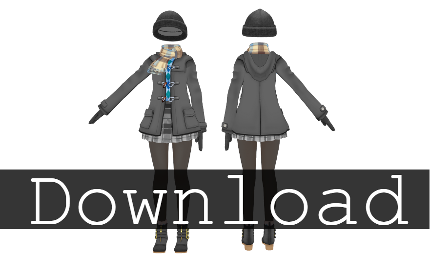 MMD || Winter outfit || Download || by TostTostowy on DeviantArt