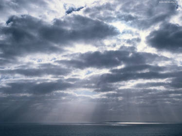 Cloudbank over Robben Island