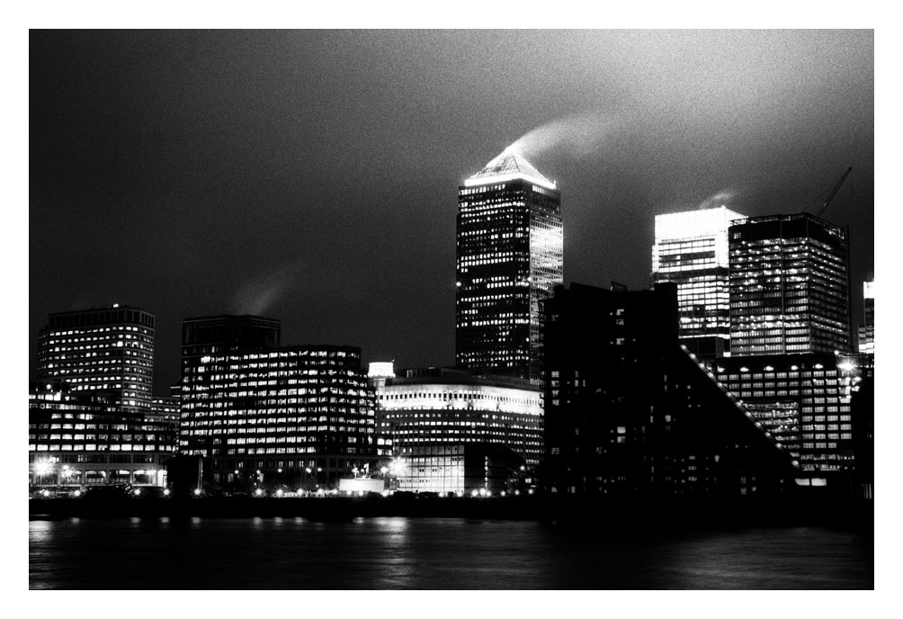 Canary Wharf at Night