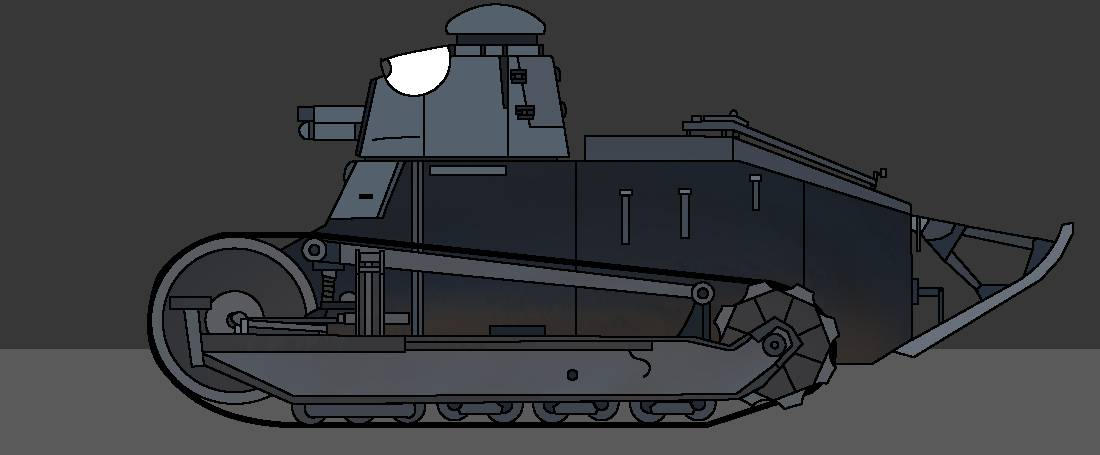 Fbot Tank Renault FT tank by APIPHUTRUBOON on DeviantArt