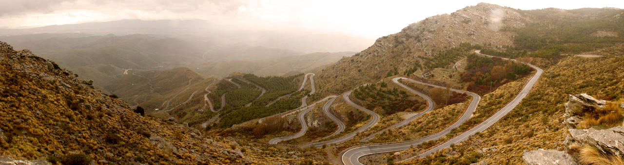 Sierra de Los Filabres - Mountain Road by SquirrelGirl111 Sierra de Los Filabres - Mountain Road by SquirrelGirl111