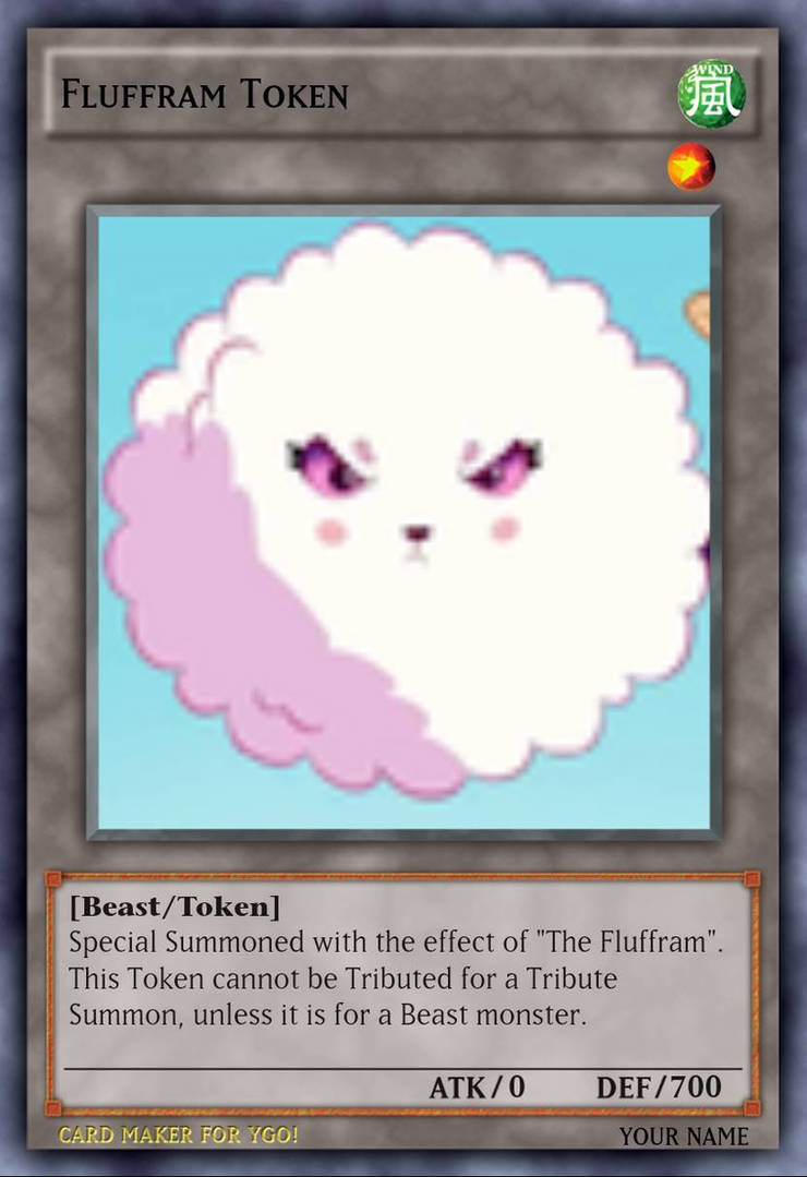 Fluffram Token (Card Art #1) by ZinFreeze on DeviantArt