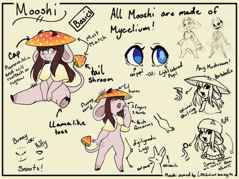 MOOSHi basic reference sheet