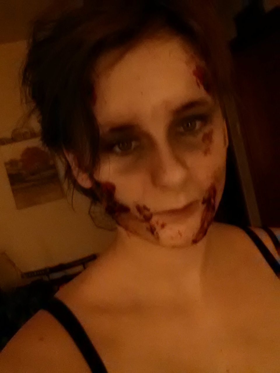 Zombie makeup test-3