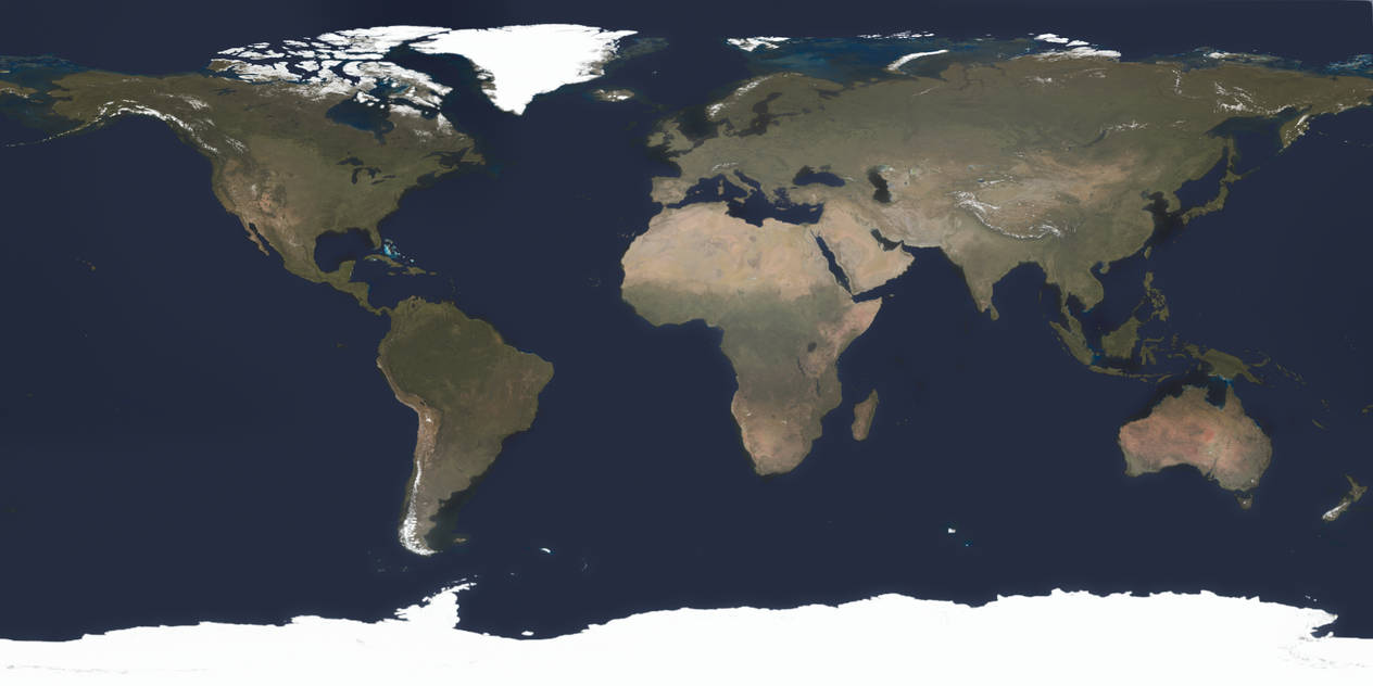 Earth Real Color Map 2023 by JumperJoleo123 on DeviantArt