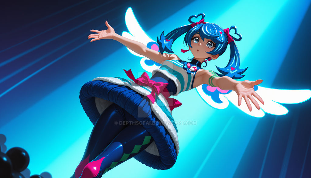 Blue Angel Yu-Gi-Oh! VRAINS by DepthsOfAi on DeviantArt