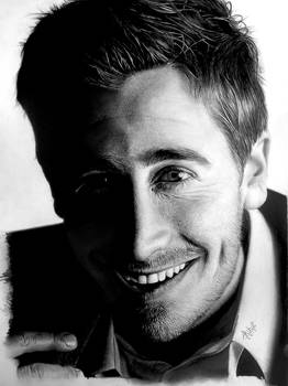 Jake Gyllenhaal graphite portrait