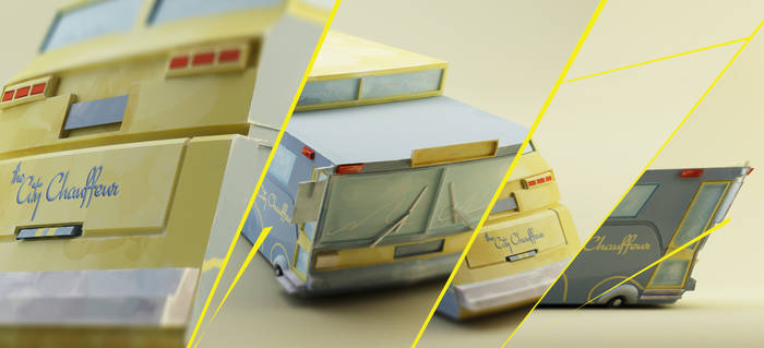City Chauffeur bus model for On the Run animation