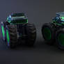 Monster Truck - Green and Blue