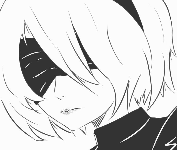 2B sketch by forrealsyall on DeviantArt