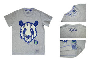 T-SHIRT-CFL003-panda-says... (grey)