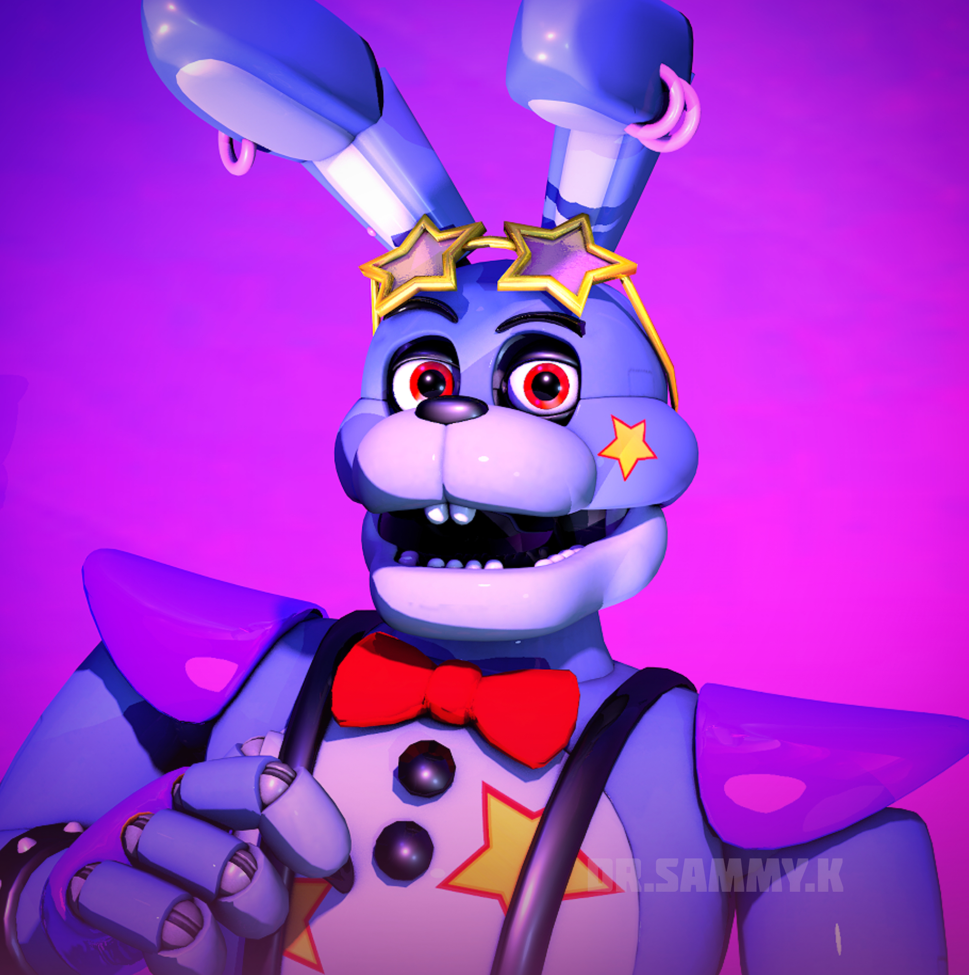 FNAFSB/SFM] Monty Repairs Glamrock Bonnie 