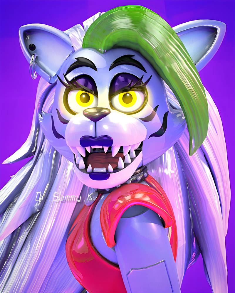 Frozen Roxanne Wolves Roxanne Wolf Poster 3D by drsammyk on DeviantArt