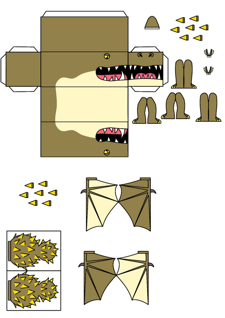 Httyd Paper Httyd Gronkle Papercraft by KingLeviatan on DeviantArt