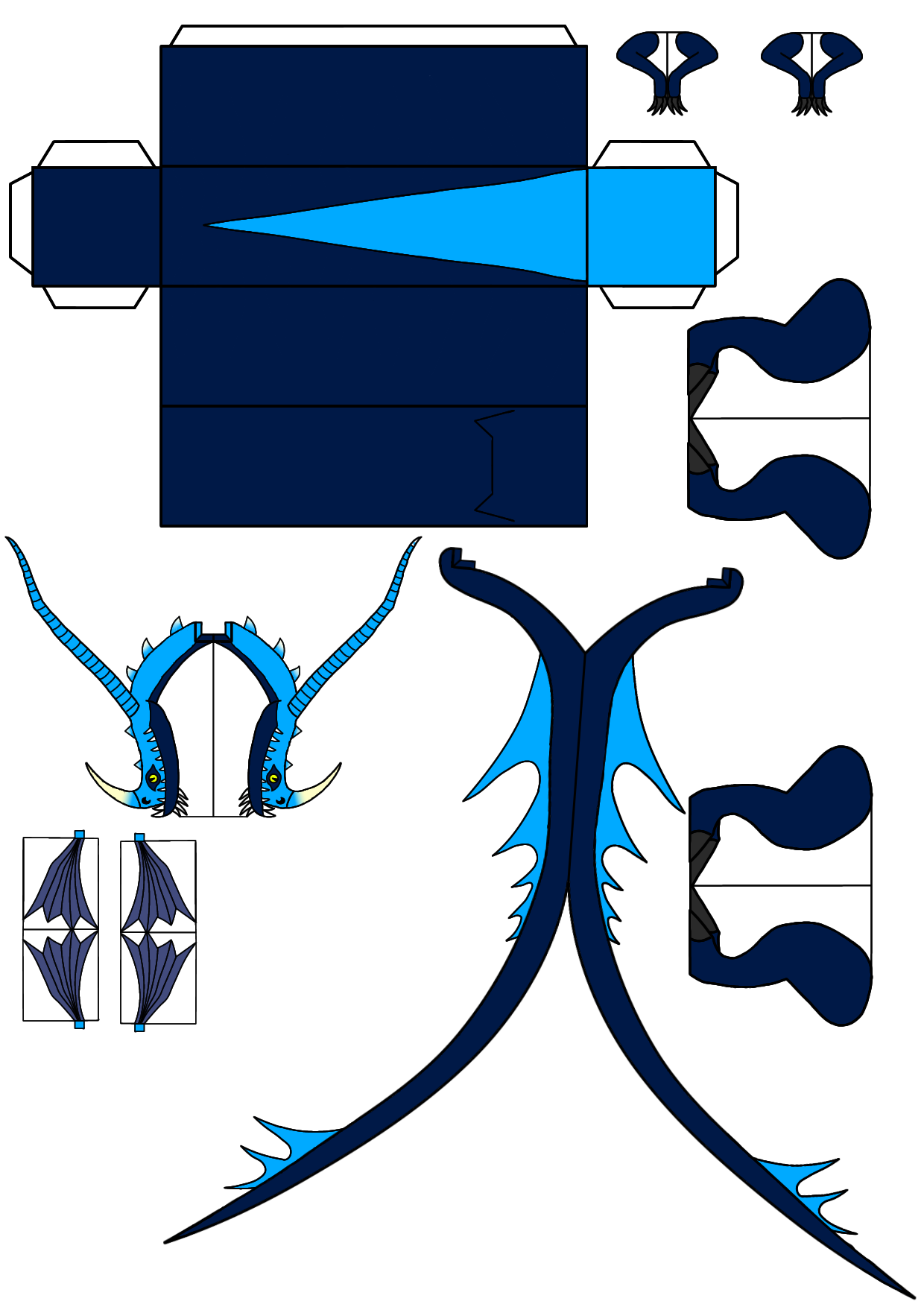 Httyd Paper Httyd Slithersong Papercraft by KingLeviatan on DeviantArt