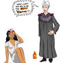 Frollo's vampire costume