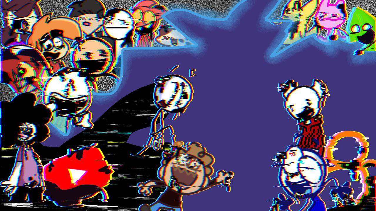 Glitch Productions pixel art by StaticSodaCan on Newgrounds