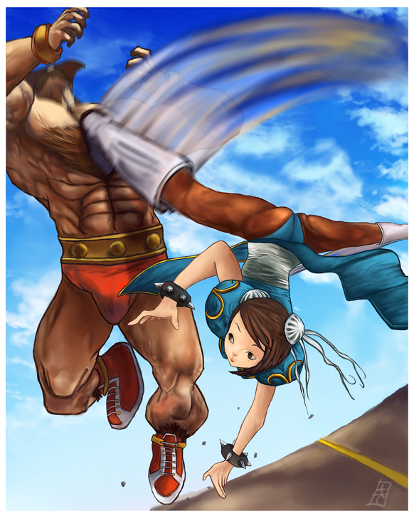 SF2: Chun-li vs. Zangief