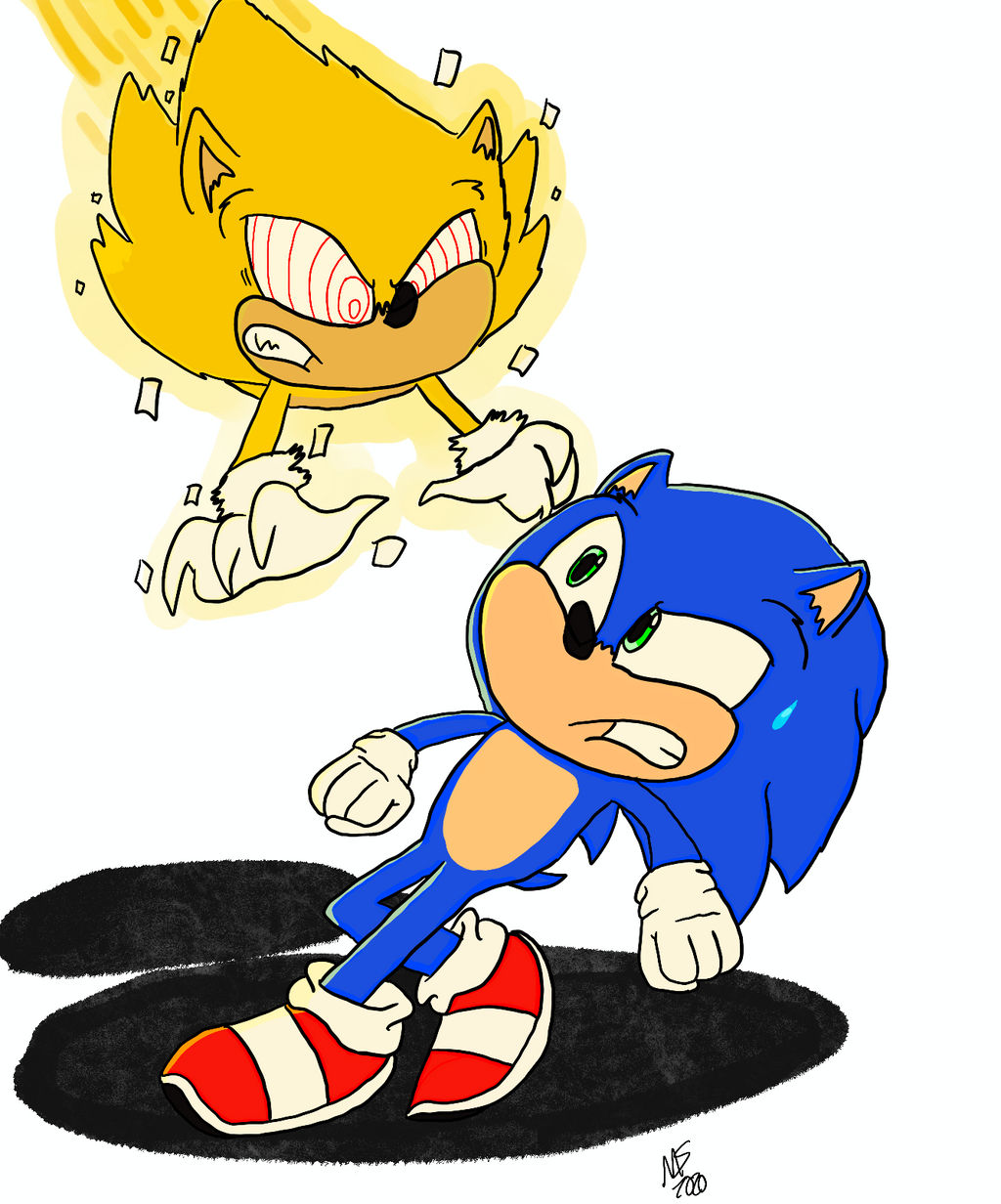 Super Sonic vs Hyper Sonic by leifii on DeviantArt. : r