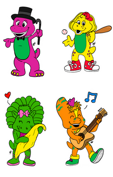 Sticker Buddies (Barney and Friends Edition)