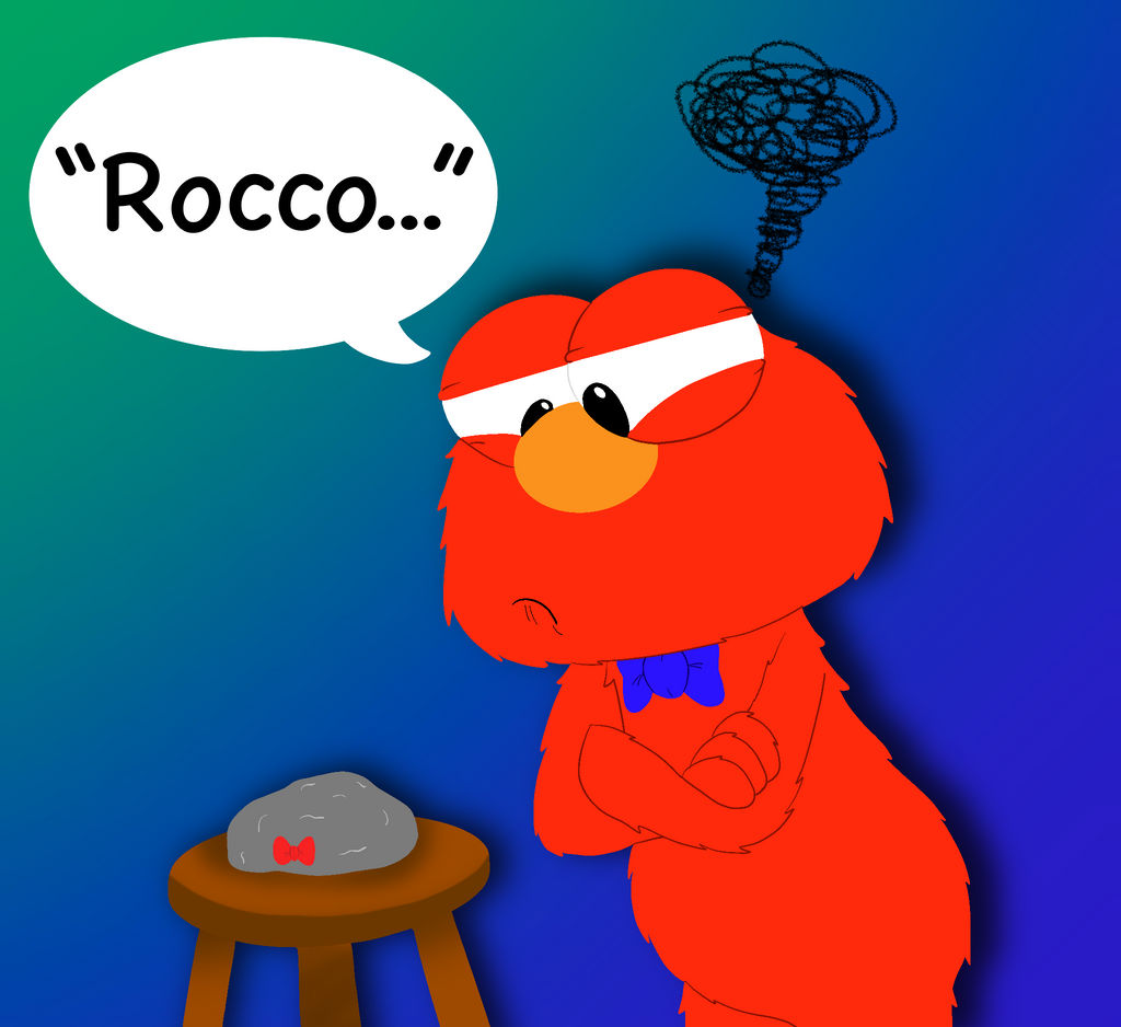 Elmo hates Rocco by maizie0201 on DeviantArt