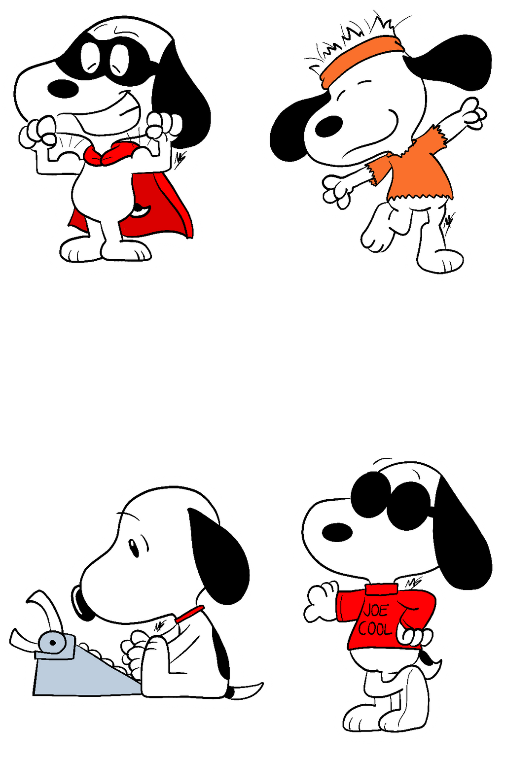 Sticker Buddies (Snoopy Edition) by maizie0201 on DeviantArt