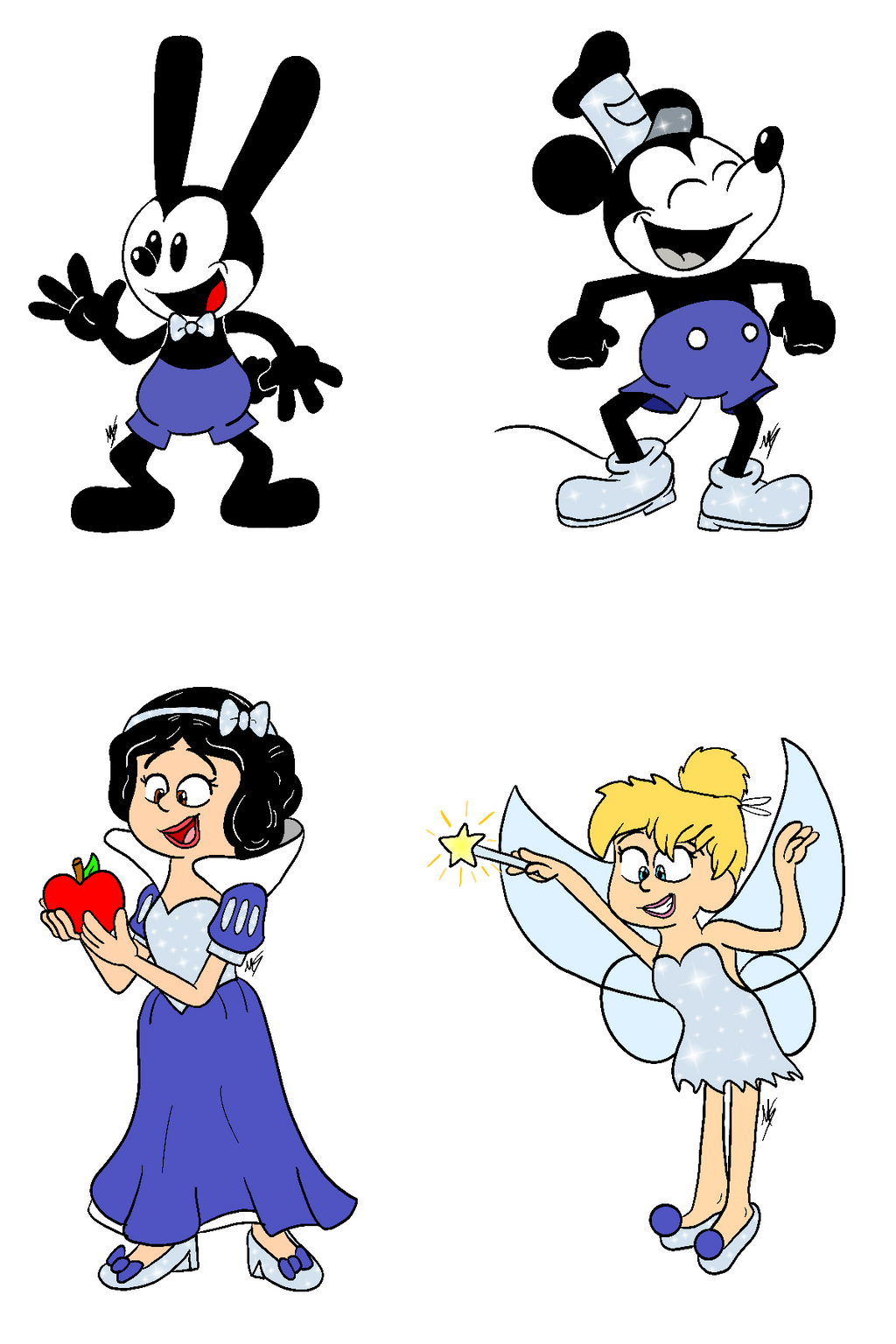 Sticker Buddies (Disney 100 Edition) by maizie0201 on DeviantArt