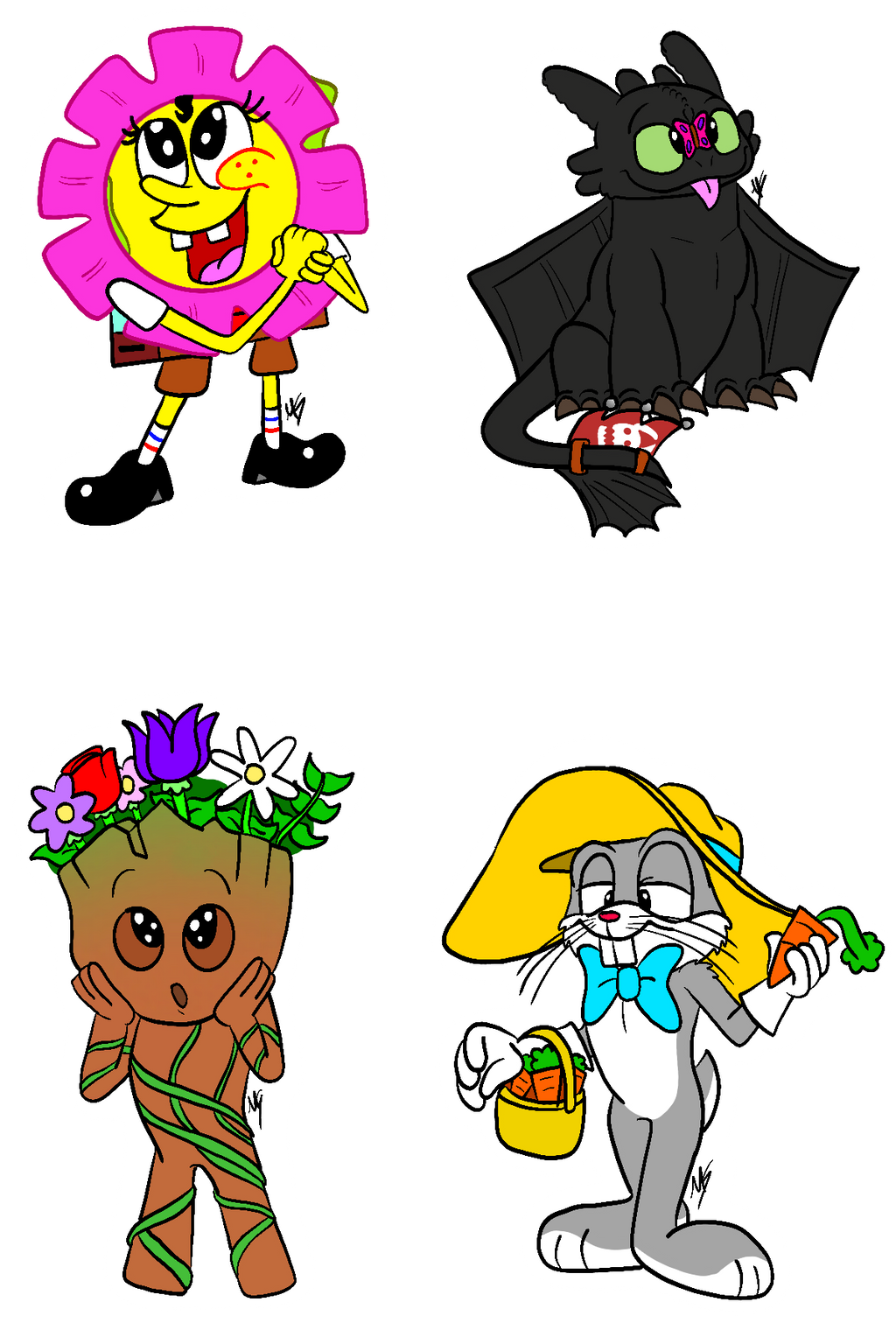 Sticker Buddies (Spring Edition) by maizie0201 on DeviantArt