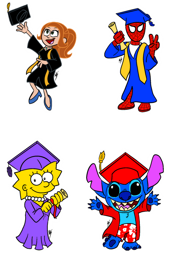 Graduation Sprite Sticker Buddies (Graduation Edition) by maizie0201 on DeviantArt