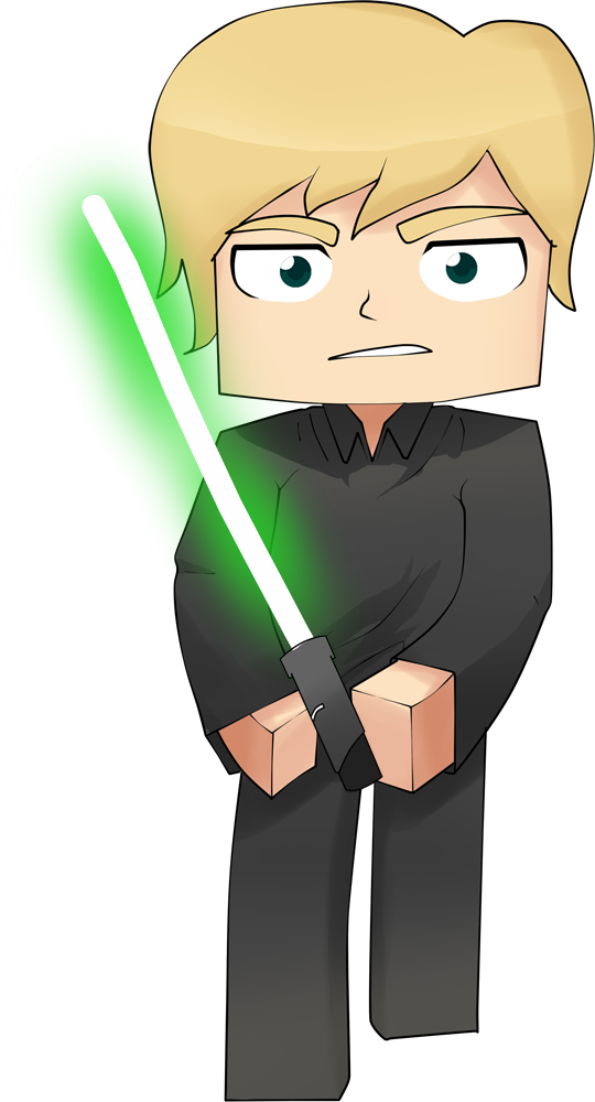 Luke Skywalker Minecraft by KryptoniedAiden on DeviantArt
