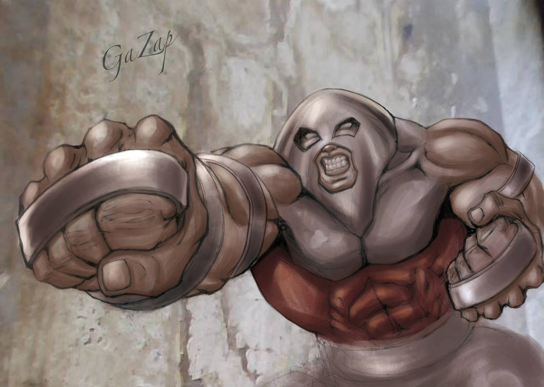 Colorless Juggernaut JUGGERNAUT color by ga-zap on DeviantArt