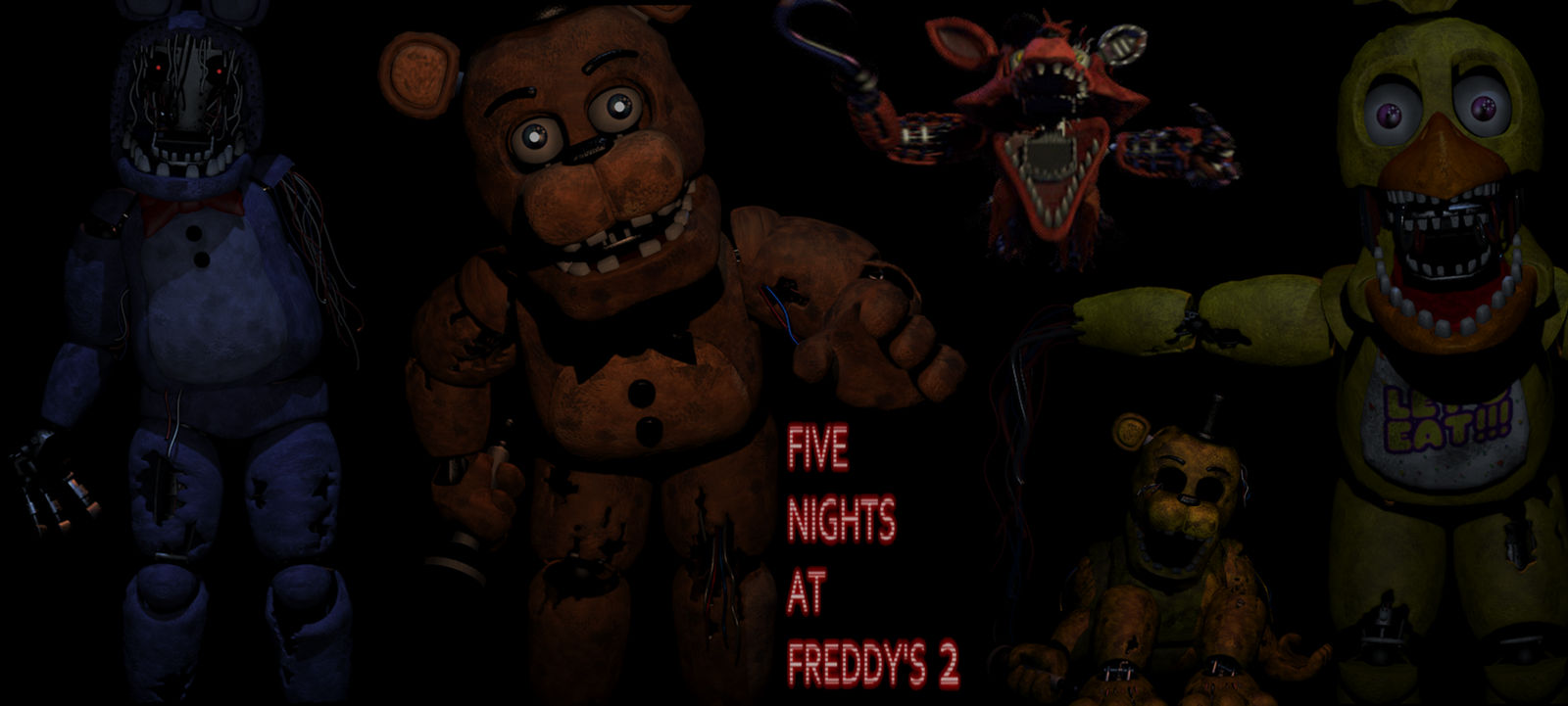 Five nights at Freddy's 2 Old Wallpaper