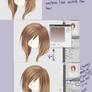 Step by step hair thingy