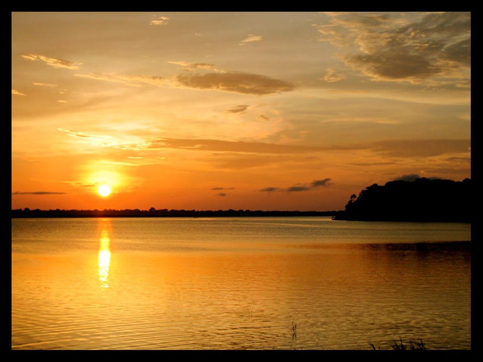 sunset on the amazon by thejuliatheory on DeviantArt