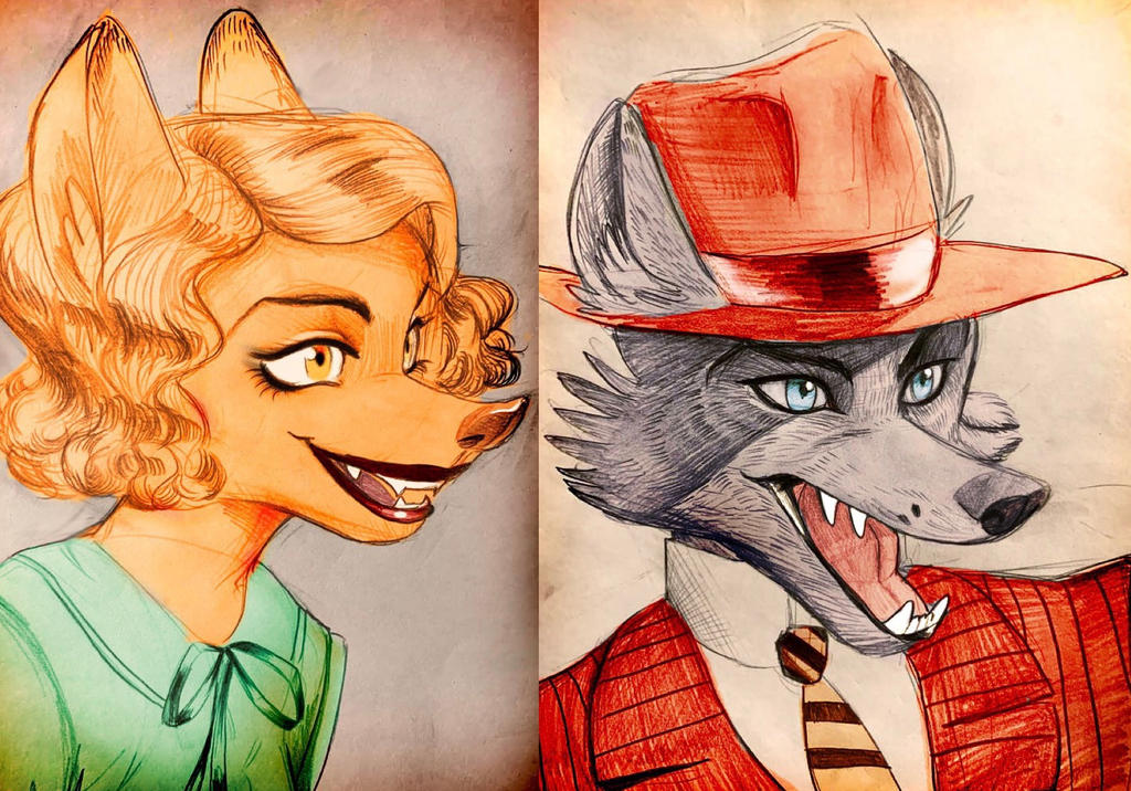 Illustrator Rascal Young rascals (colored) by AstaWolf on DeviantArt