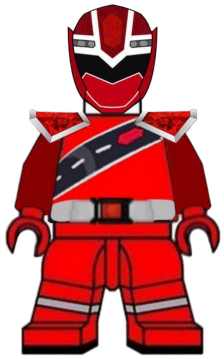 Lego PRGP Red Ranger by JohnnyRancher on DeviantArt