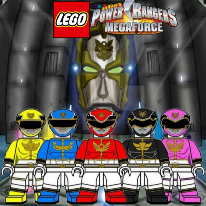 Lego Power Rangers Megaforce by JohnnyRancher on DeviantArt