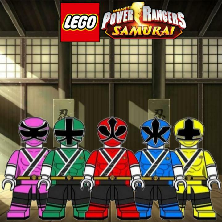Lego Power Rangers Game Lego Power Rangers Samurai by JohnnyRancher on DeviantArt