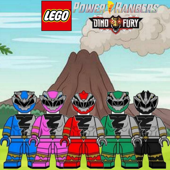 Lego Power Ranger Lego Power Rangers Dino Fury by JohnnyRancher on DeviantArt