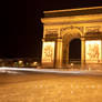 Arc de Triomphe at Night