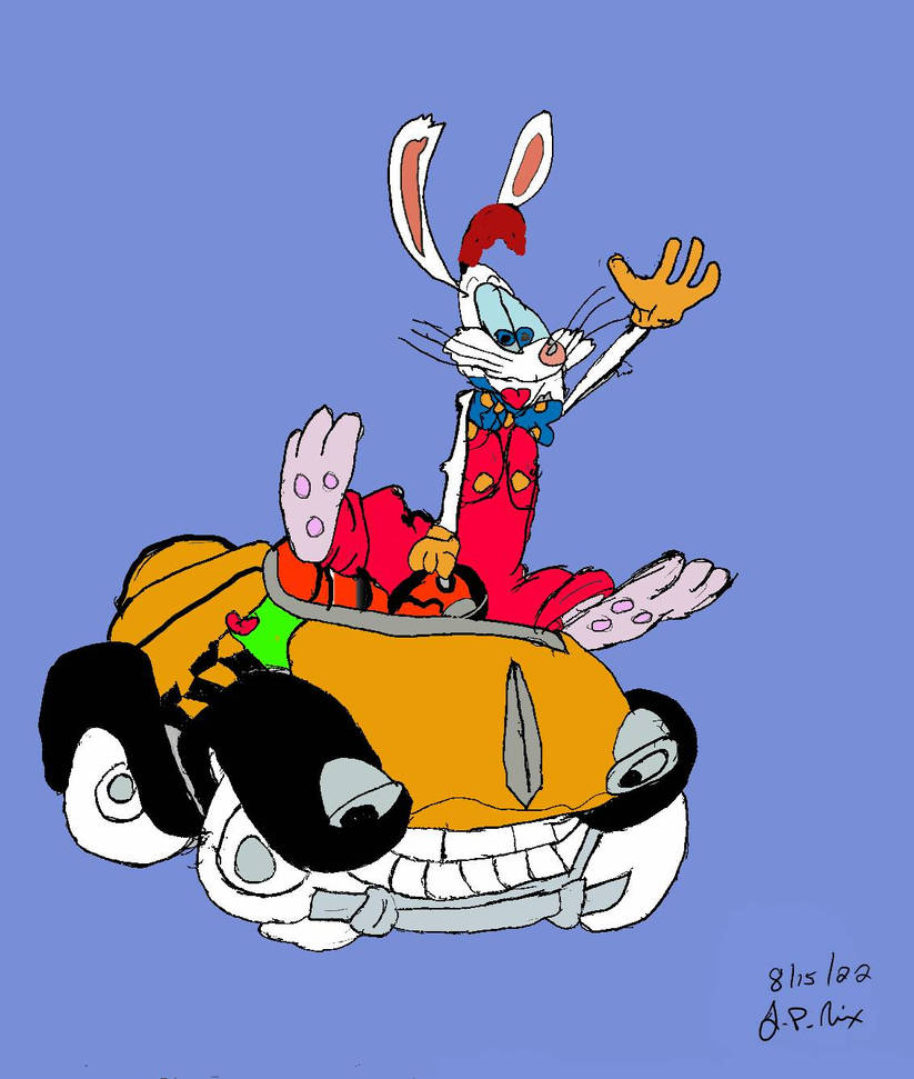Who Framed Roger Rabbit sketch with color by johnpnix on DeviantArt