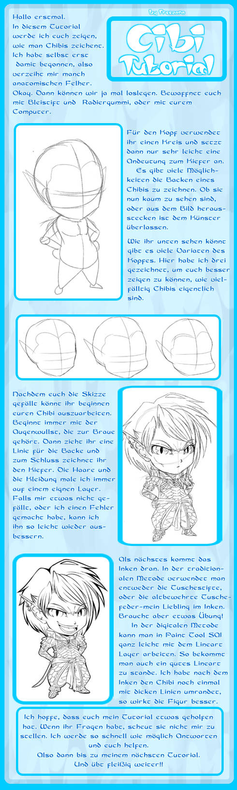 Chibi Tutorial Profile Chibi Tutorial by RaikaiRan on DeviantArt